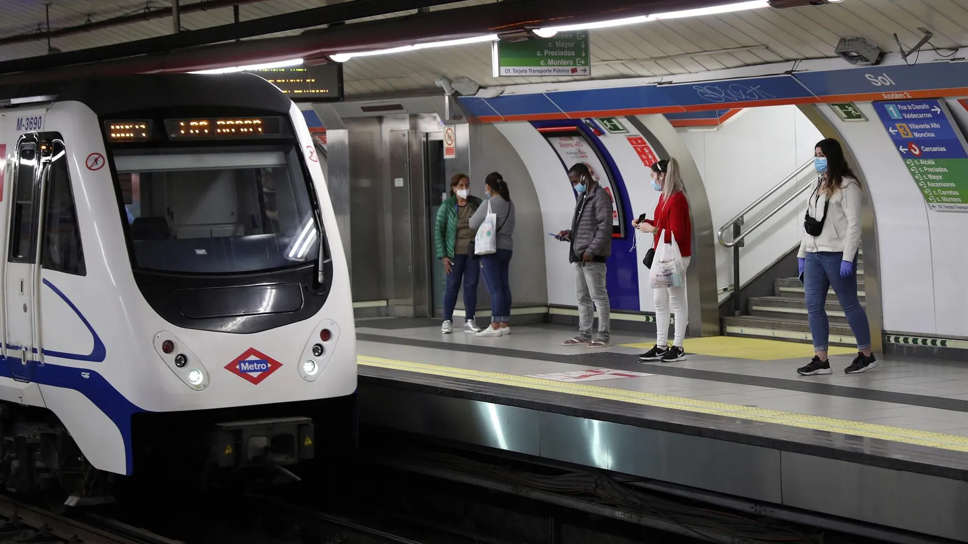Huelga en el Metro de Madrid con paros hoy por la situación del amianto