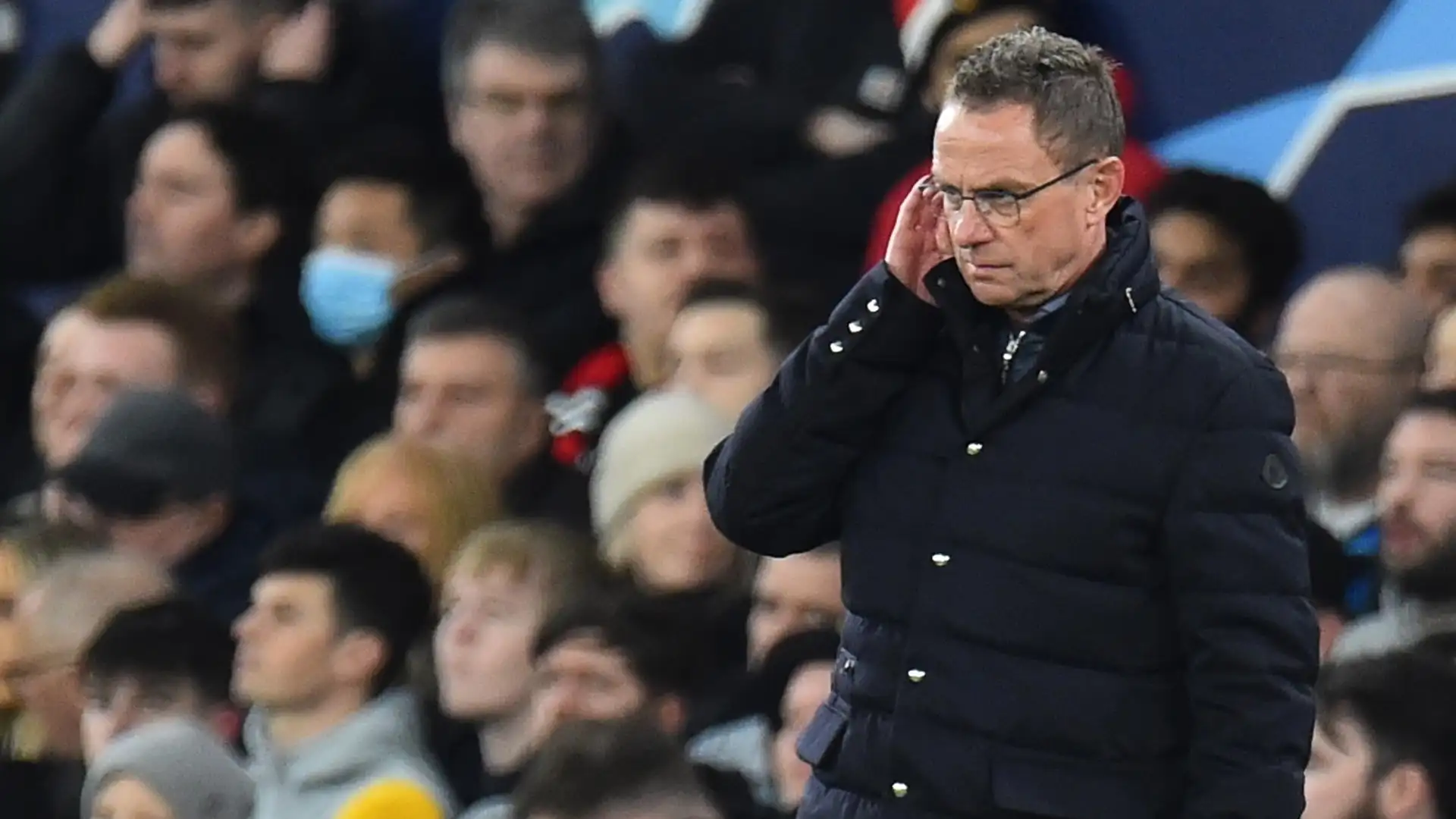 Rangnick, en Old Trafford contra el Atleti