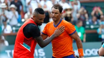 Rafa Nadal, tras tumbar a Nick Kyrgios