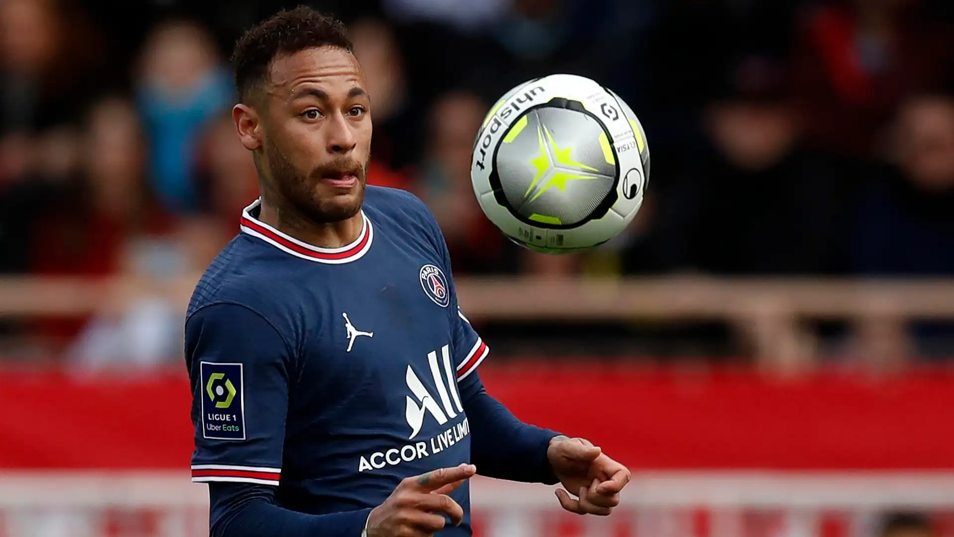 Neymar, en un partido de la Ligue 1 Neymar, en un partido de la Ligue 1