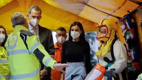 Los Reyes en el 30 aniversario del Samur Los Reyes en el 30 aniversario del Samur