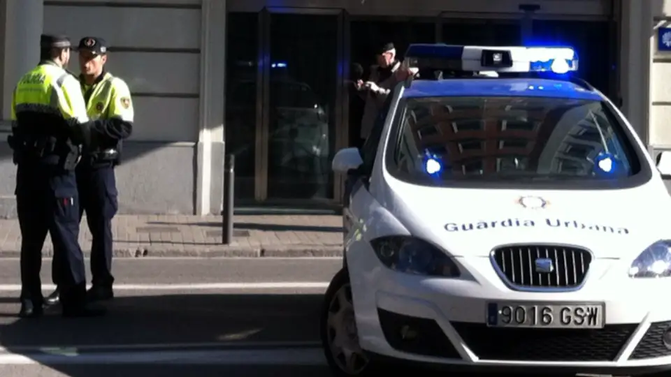 Un coche de la Guardia Urbana