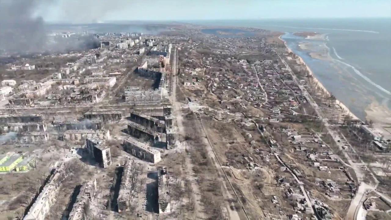 A month-long war in Ukraine with cities and regions was completely wiped out