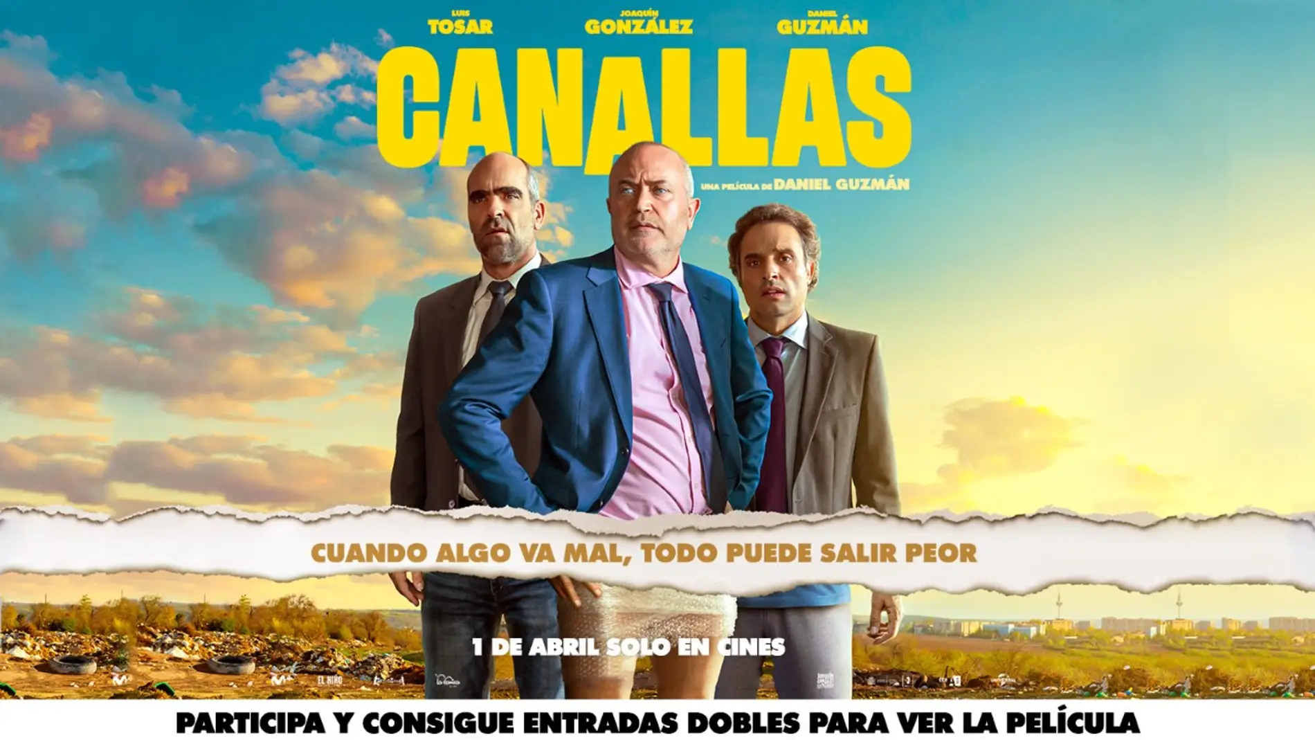 Concurso &#39;Canallas&#39;, la nueva película dirigida por Daniel Guzmán 
