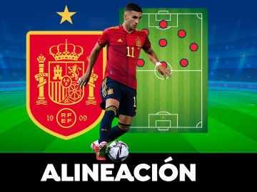 Alineación de España contra Albania en el partido amistoso de hoy 