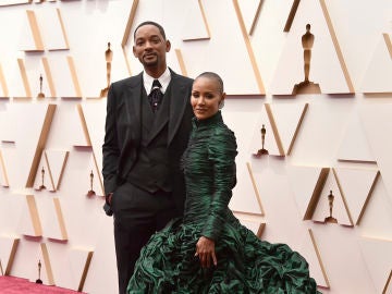 Jada Pinkett y Will Smith sobre la alfombra roja de los Premios Oscar