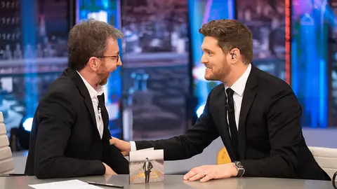 Michael Bublé confiesa cómo su hijo Noah escribió parte de su canción 'Higher': "¿Le vas a pagar?" 'El Hormiguero 3.0'