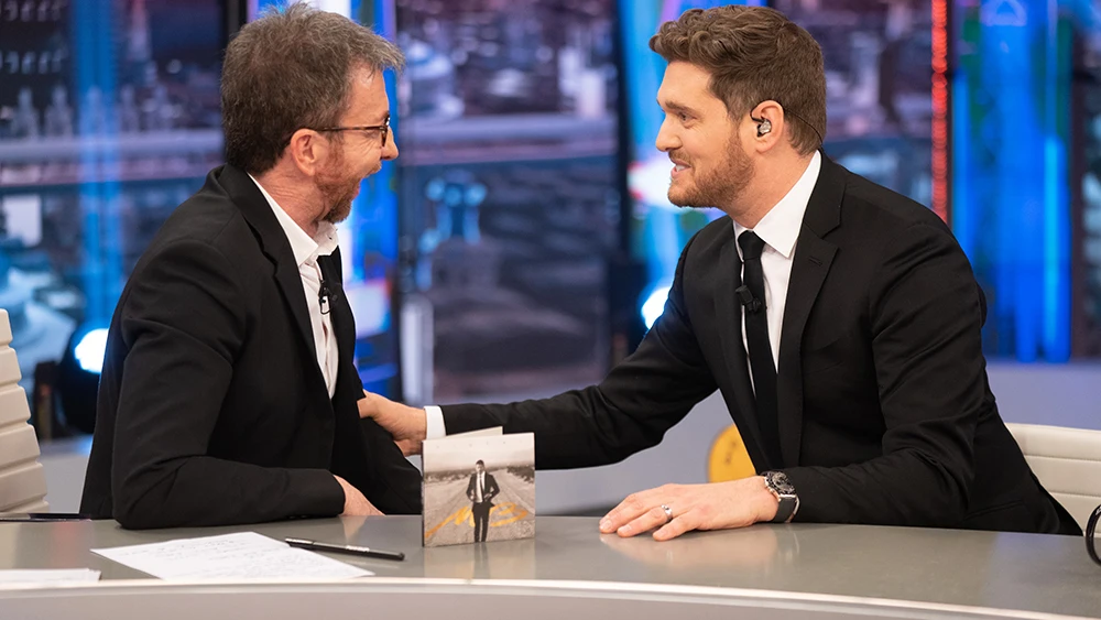 Michael Bublé confiesa cómo su hijo Noah escribió parte de su canción 'Higher': "¿Le vas a pagar?" 'El Hormiguero 3.0'