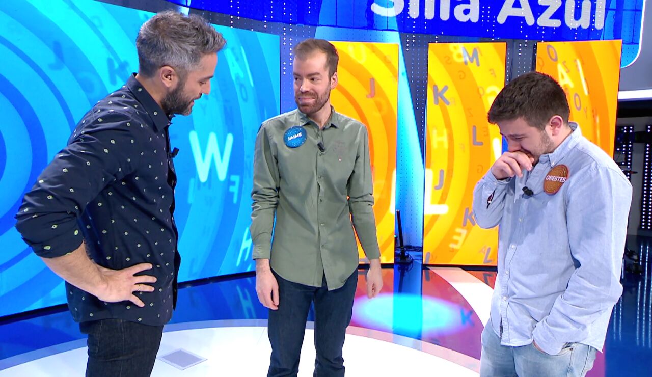 Jaime Conde, eliminado de ‘Pasapalabra’ tras 102 programas: su despedida entre el cariño de Roberto Leal y las lágrimas de Orestes