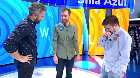 Jaime Conde, eliminado de ‘Pasapalabra’ tras 102 programas: su despedida entre el cariño de Roberto Leal y las lágrimas de Orestes Jaime Conde, eliminado de ‘Pasapalabra’ tras 102 programas: su despedida entre el cariño de Roberto Leal y las lágrimas de Orestes