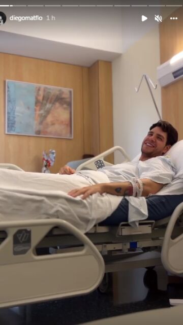 Diego Matamoros hospitalizado