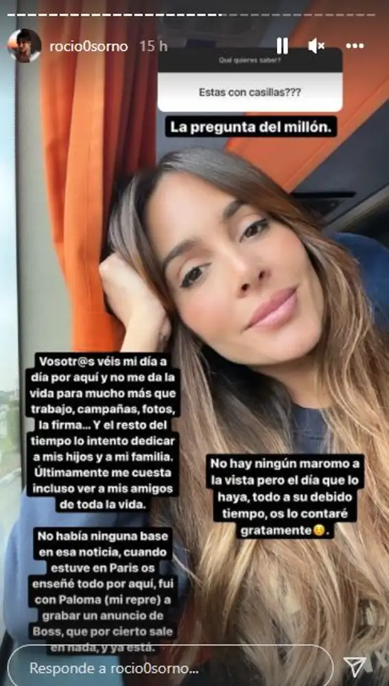 Rocío Osorno responde por fin a los rumores: ¿está o no con Iker Casillas?