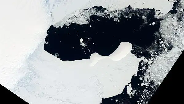 Imagen de archivo de una placa de hielo