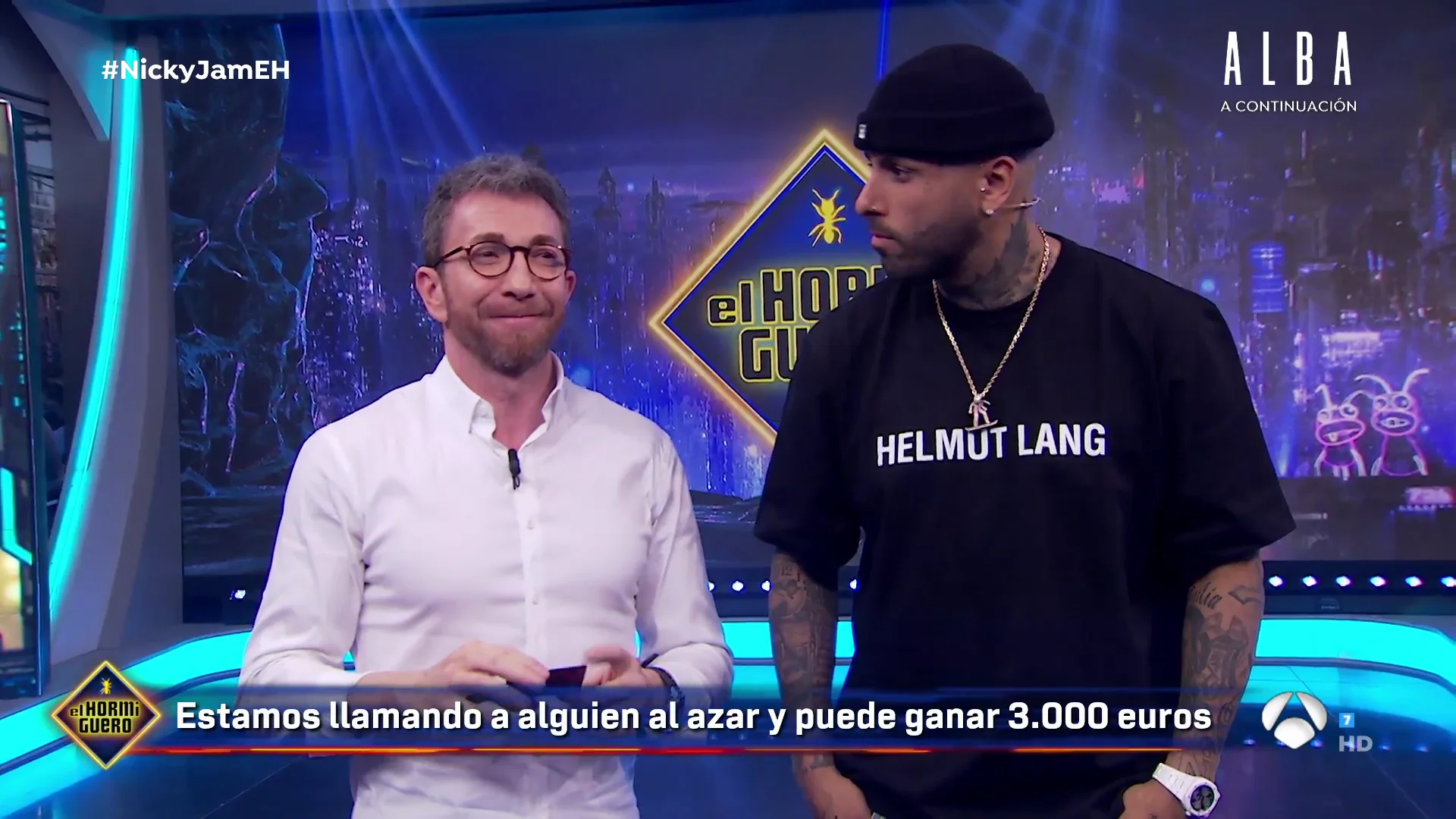 Un hombre manda "a cagar" a Nicky Jam y él lo usa para una canción: ¡qué surrealista llamada en 'El Hormiguero 3.0'!