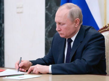 Vladimir Putin, en su despacho
