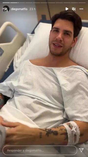 Diego Matamoros en el hospital Diego Matamoros