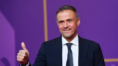 Luis Enrique, en el sorteo del Mundial de Qatar Luis Enrique, en el sorteo del Mundial de Qatar