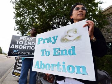 Imagen de archivo de una manifestación en EEUU contra el aborto