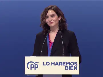 Isabel Díaz Ayuso, en el congreso del PP: &quot;Sánchez nos ha convertido en un país irreconocible e irrelevante&quot;