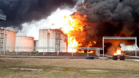 El depósito bombardeado El depósito bombardeado