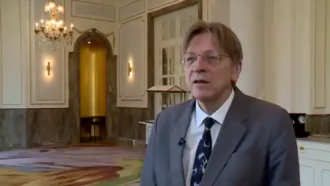 Guy Verhofstadt, copresidente de la Conferencia sobre el Futuro de Europa Guy Verhofstadt, copresidente de la Conferencia sobre el Futuro de Europa