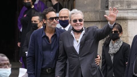 Anthony y Alain Delon