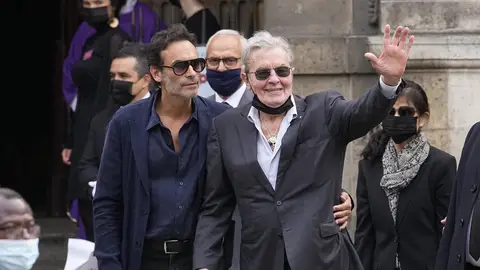 Anthony y Alain Delon Anthony y Alain Delon