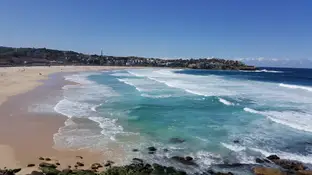 Imagen de una playa de Australia Imagen de una playa de Australia