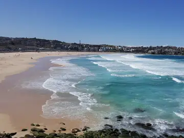 Imagen de una playa de Australia Imagen de una playa de Australia
