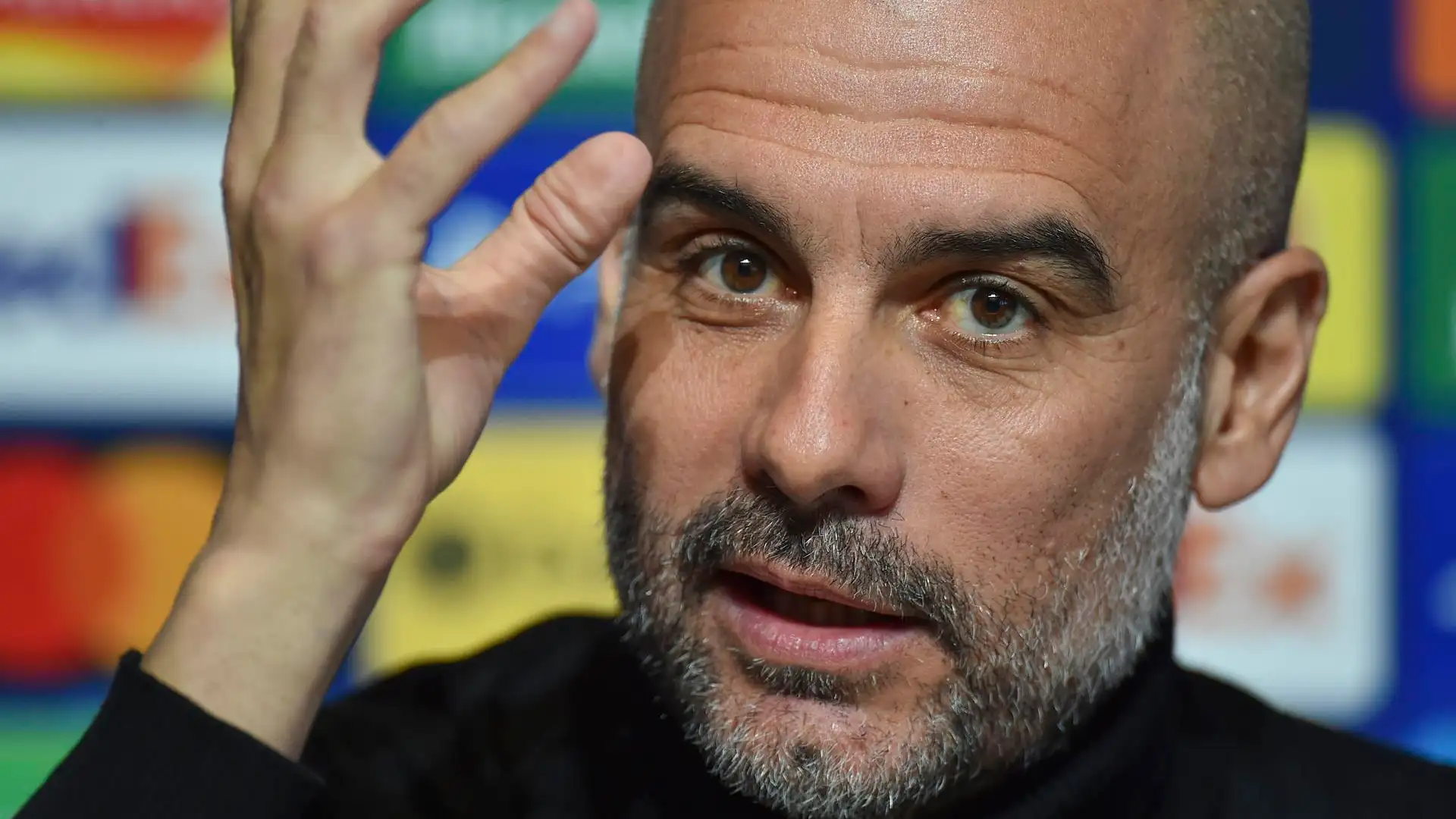 Guardiola, en rueda de prensa Guardiola, en rueda de prensa