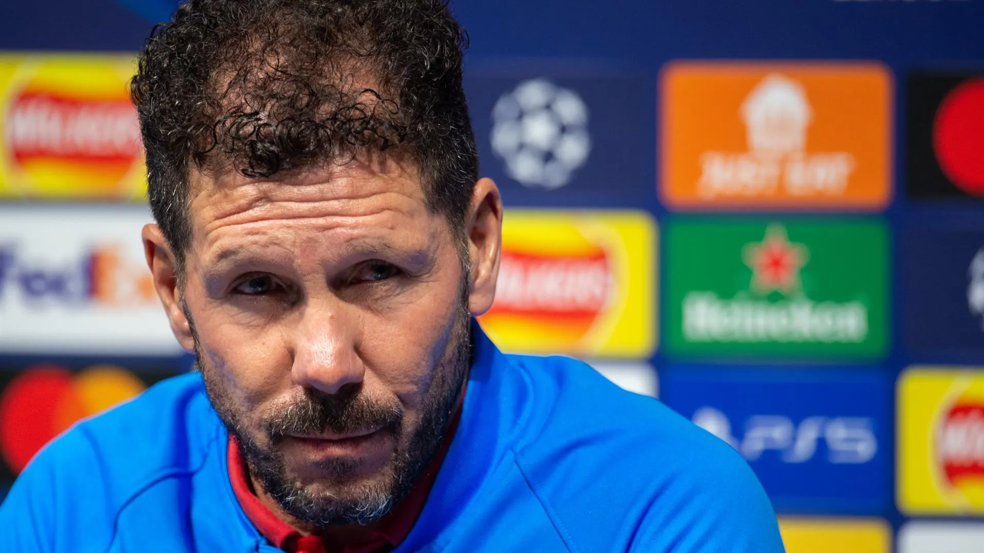 Simeone, en rueda de prensa Simeone, en rueda de prensa
