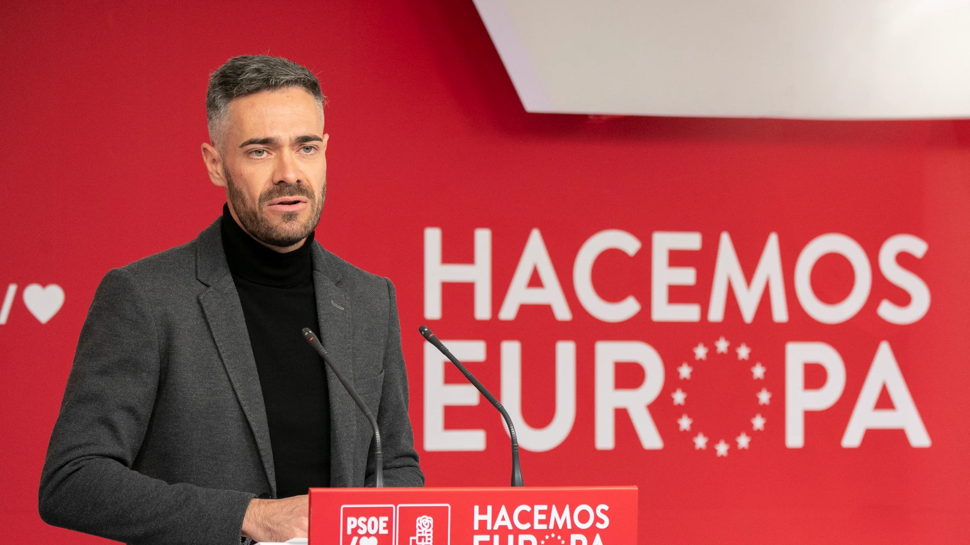  El portavoz de la Ejecutiva Federal del PSOE, Felipe Sicilia
