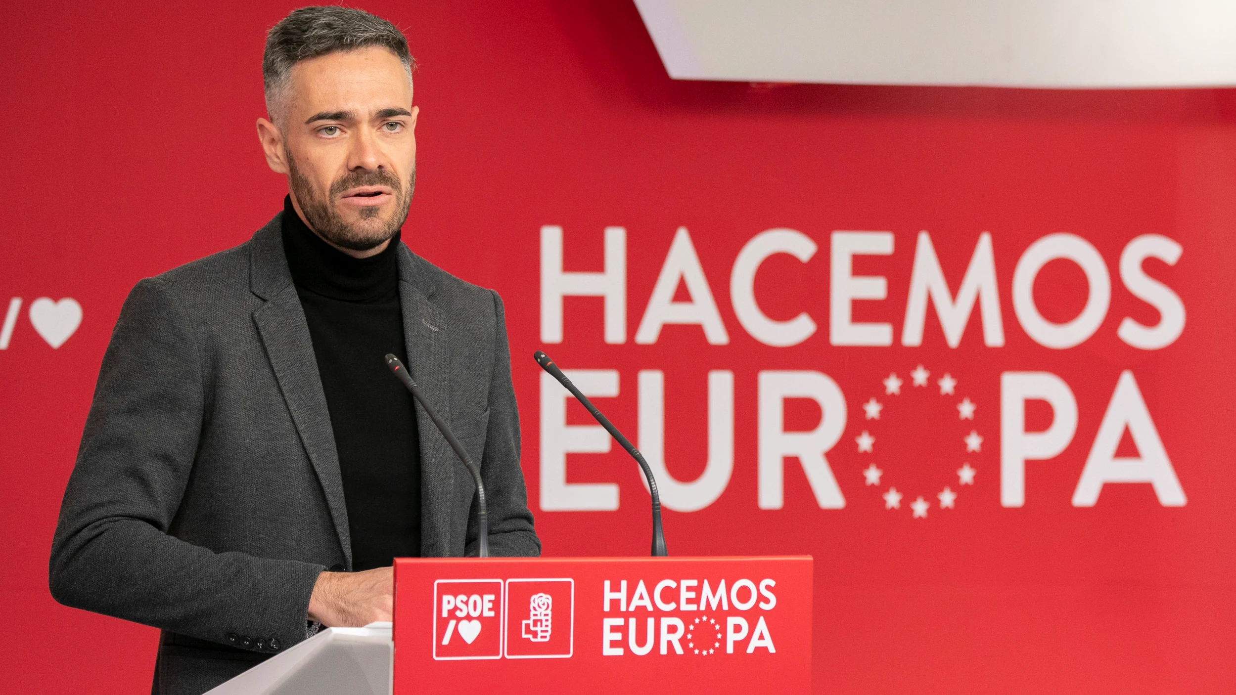  El portavoz de la Ejecutiva Federal del PSOE, Felipe Sicilia
