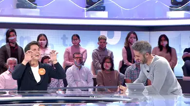 La gran duda de Roberto Leal con su bebé… y la respuesta de Edu Aguirre en ‘Pasapalabra’ La gran duda de Roberto Leal con su bebé… y la respuesta de Edu Aguirre en ‘Pasapalabra’
