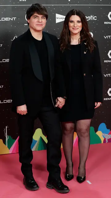 Laura Pausini y Paolo Carta Laura Pausini y Paolo Carta
