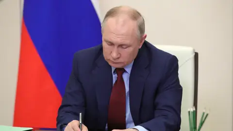 El presidente de Rusia, Vladímir Putin El presidente de Rusia, Vladímir Putin