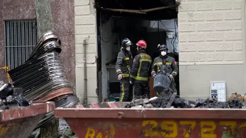 Incendio en un bar de Barcelona Incendio en un bar de Barcelona