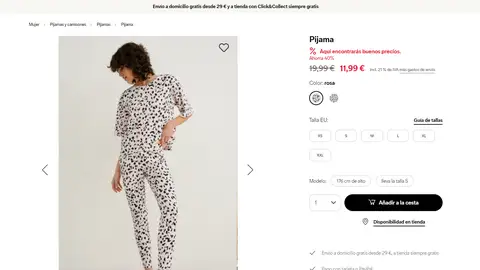 Pijama estampado C&A Pijama estampado C&A