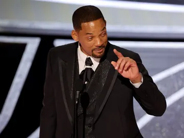 Will Smith durante su discurso en los Oscar Will Smith durante su discurso en los Oscar
