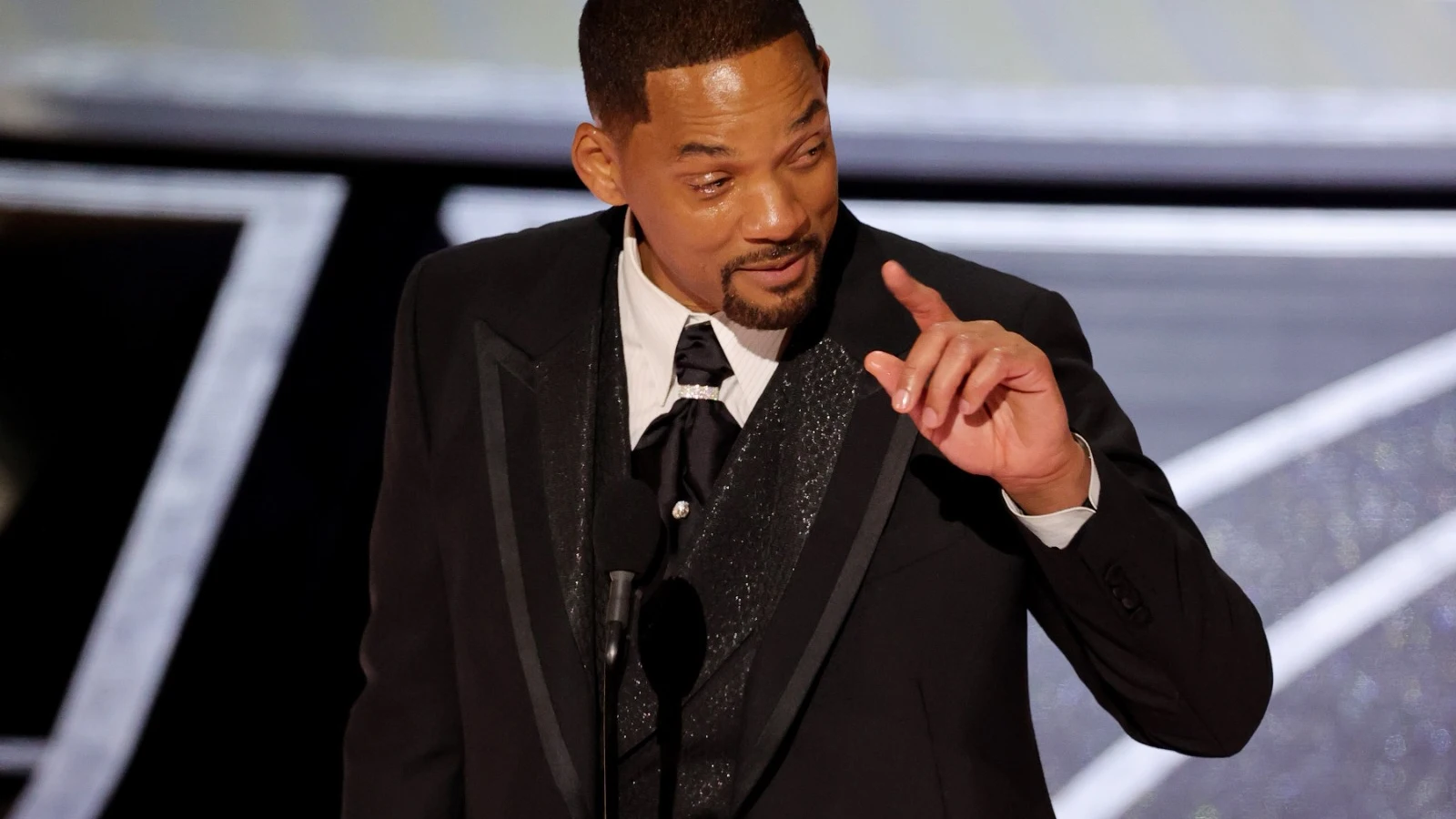 Will Smith durante su discurso en los Oscar Will Smith durante su discurso en los Oscar