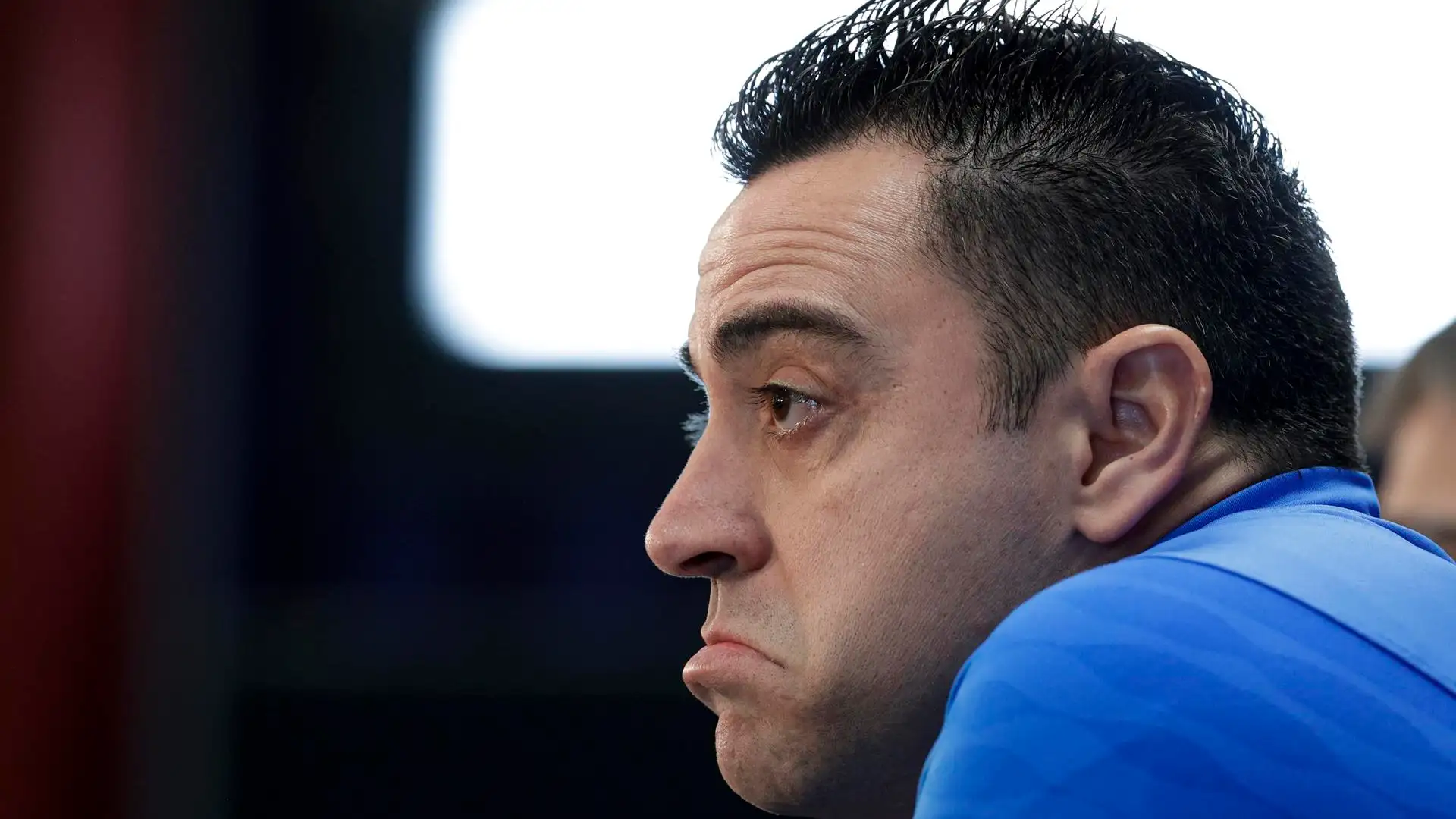 Xavi, en rueda de prensa Xavi, en rueda de prensa