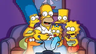 La familia de Los Simpsons