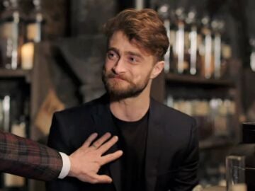 Daniel Radcliffe en la reunión de 'Harry Potter'