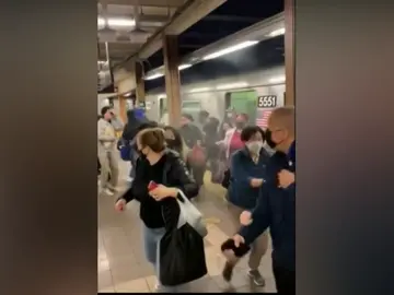 Imágenes posteriores al tiroteo en Nueva York Imágenes posteriores al tiroteo en Nueva York