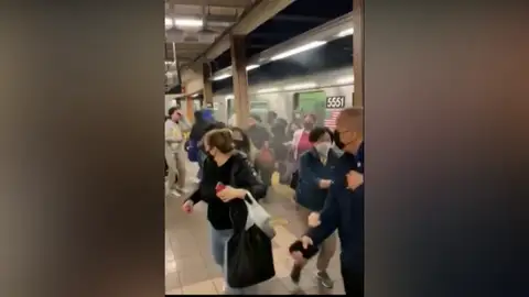 Imágenes posteriores al tiroteo en Nueva York Imágenes posteriores al tiroteo en Nueva York