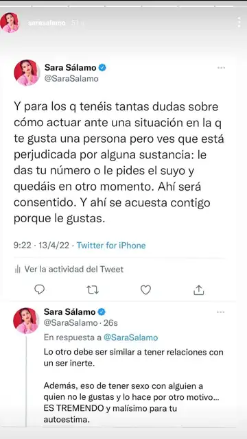 La reacción de Sara Sálamo ante los comentarios del Xokas La reacción de Sara Sálamo ante los comentarios del Xokas