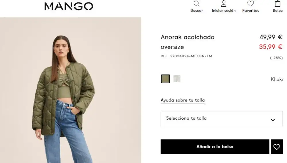 Chaqueta de Mango