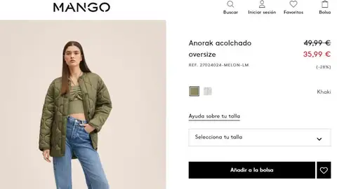 Chaqueta de Mango Chaqueta de Mango