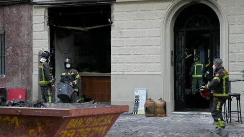 Incendio en Barcelona Incendio en Barcelona