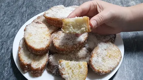 Torrijas de coco Torrijas de coco